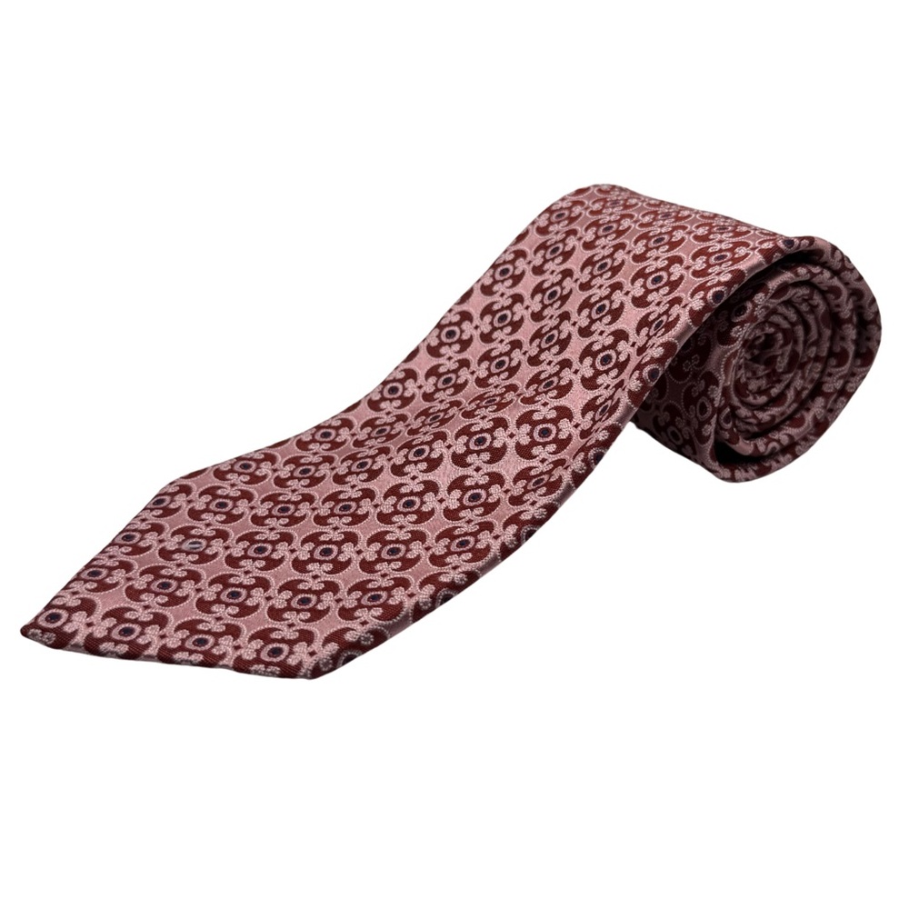 Ermenegildo Zegna Silk Tie, Pink, Made in Italy, Like New